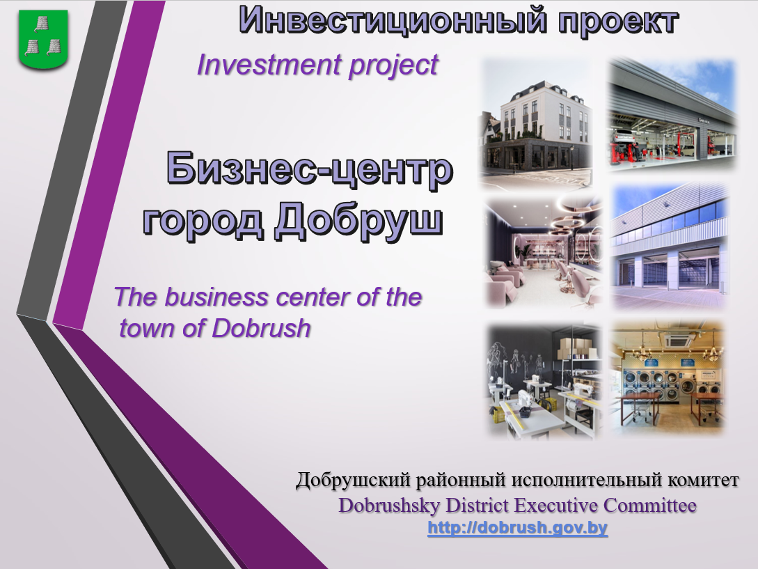 Establishment of a business centre in the city of Dobrush
