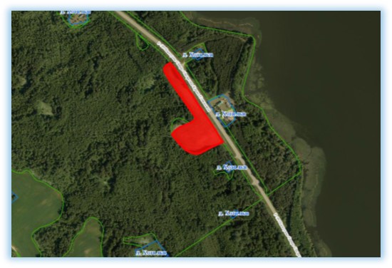 Land plot for a tourism facility 