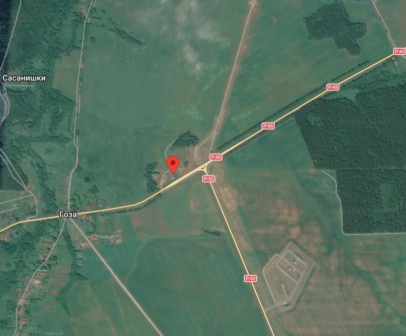 Land plot for a roadside service