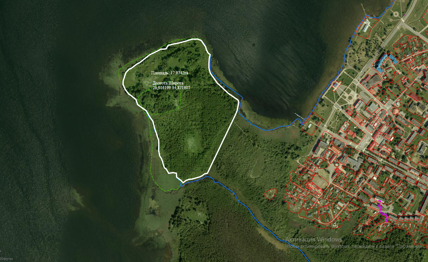 Creation of a recreation area and a tourist attraction within the museum complex of the former castle