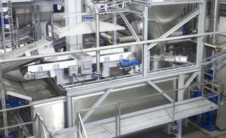 Construction of a plant for processing animal waste