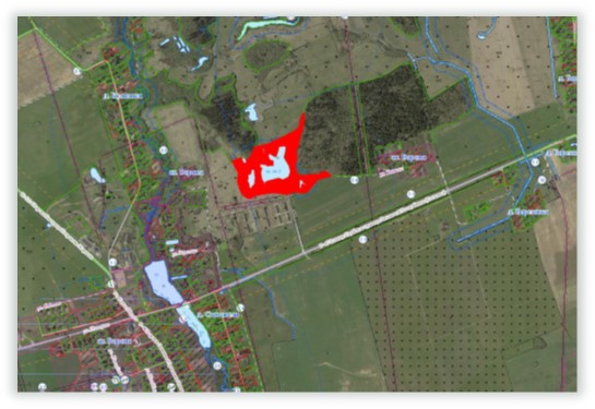 Land plot for a tourism facility