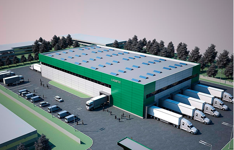  Construction of a logistics center