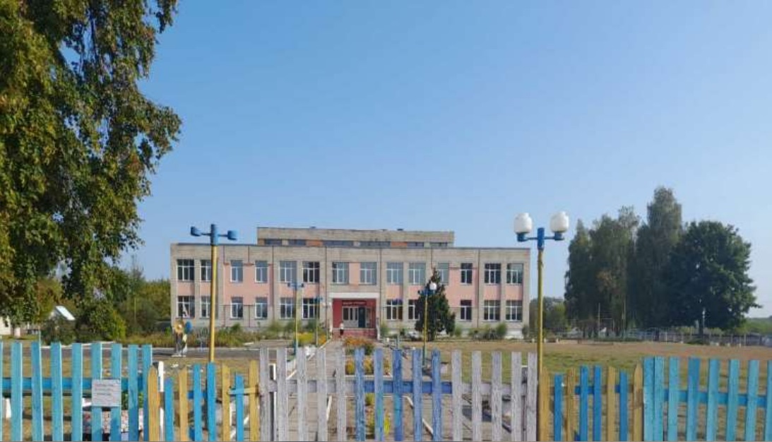 The school building, Petrikovsky District