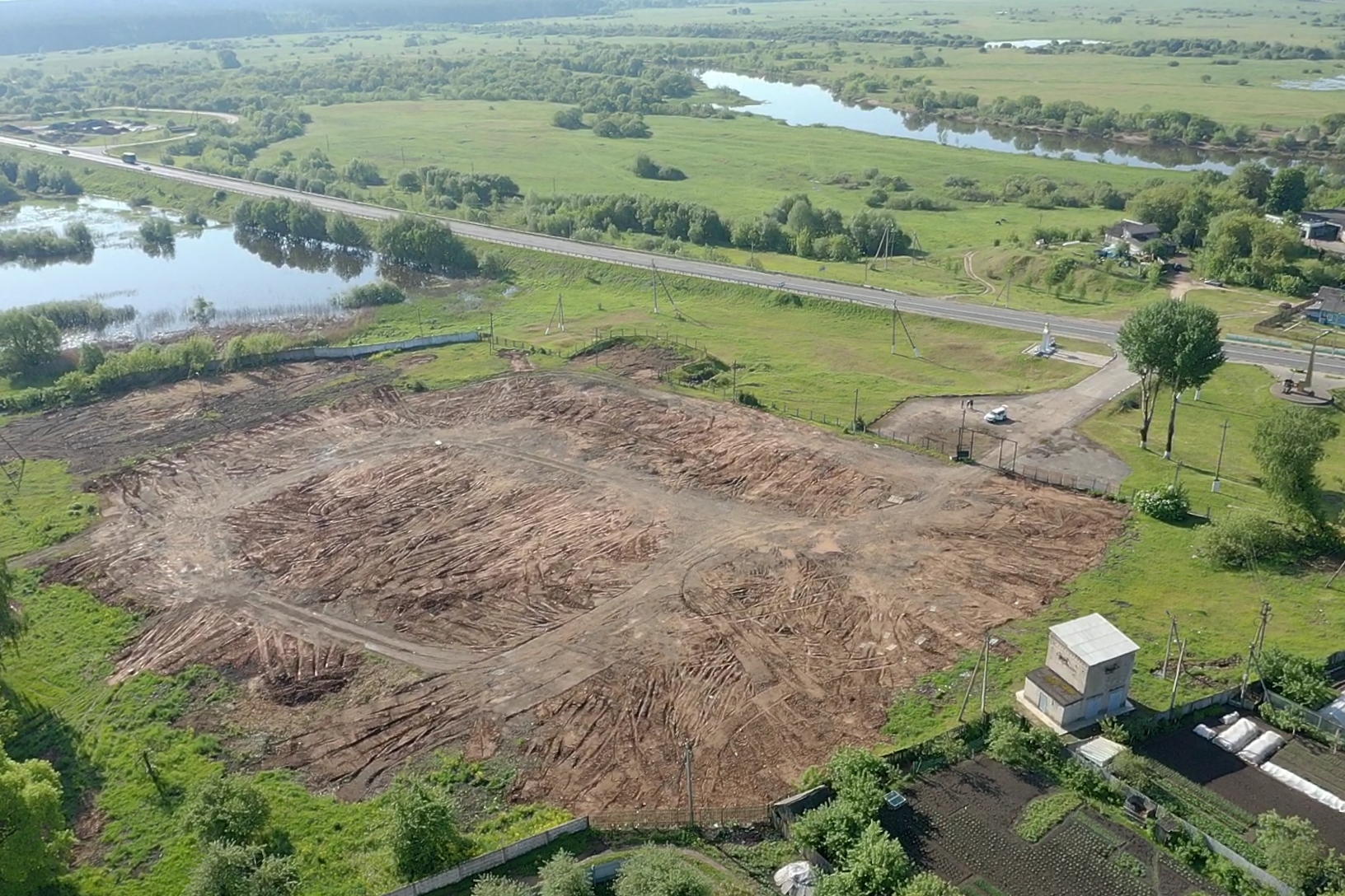 Строительство многофункционального придорожного комплекса