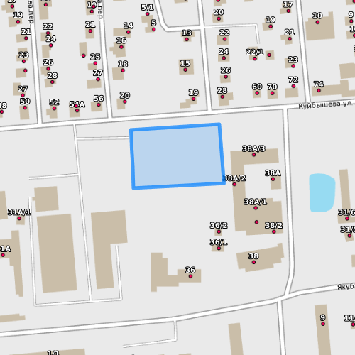 Industrial facility on Kuibysheva Street in Grodno