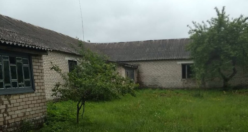 Здание бывшего спального корпуса и пищеблока, Дрибинский район